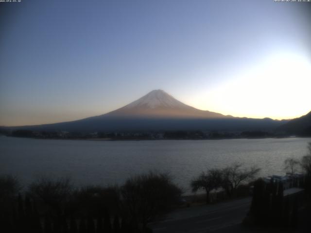 河口湖からの富士山