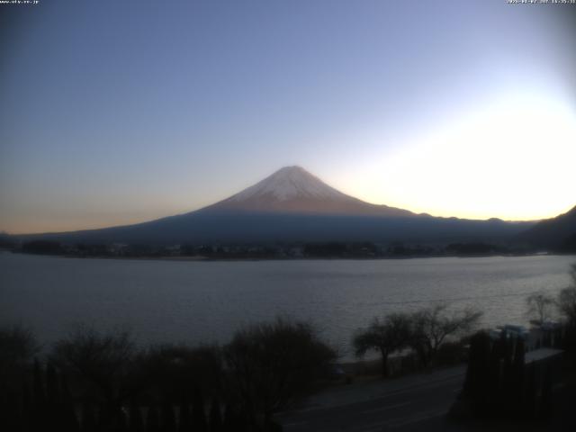 河口湖からの富士山