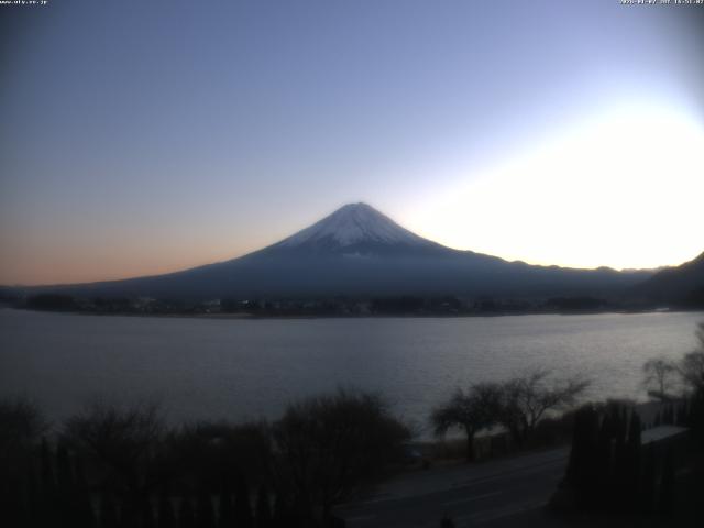 河口湖からの富士山