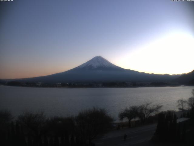 河口湖からの富士山
