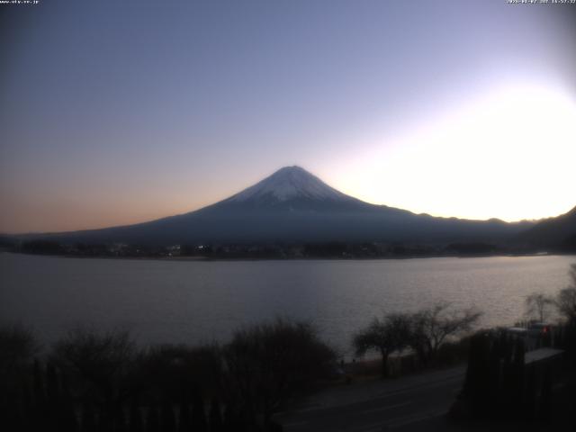 河口湖からの富士山