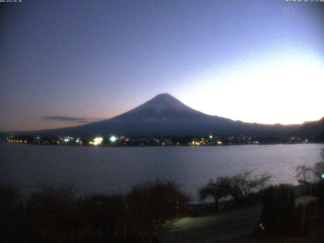河口湖からの富士山