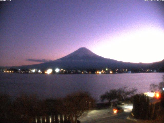 河口湖からの富士山