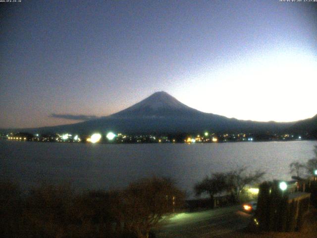 河口湖からの富士山