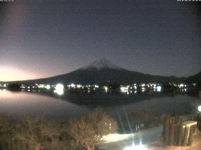 河口湖からの富士山