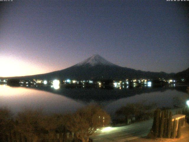 河口湖からの富士山
