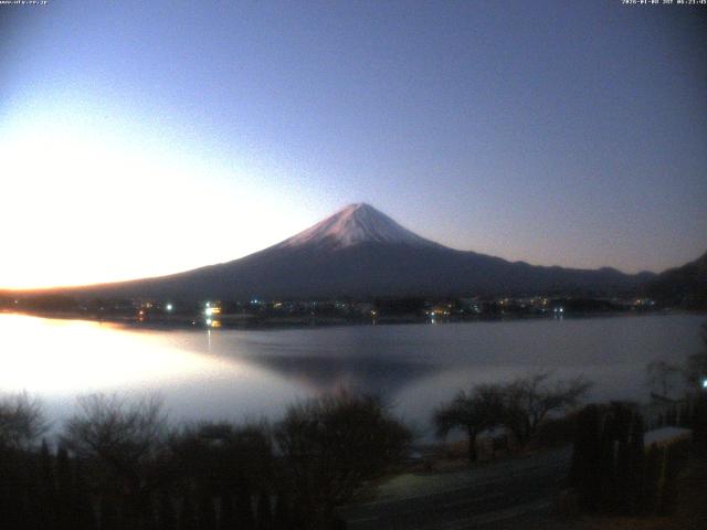 河口湖からの富士山