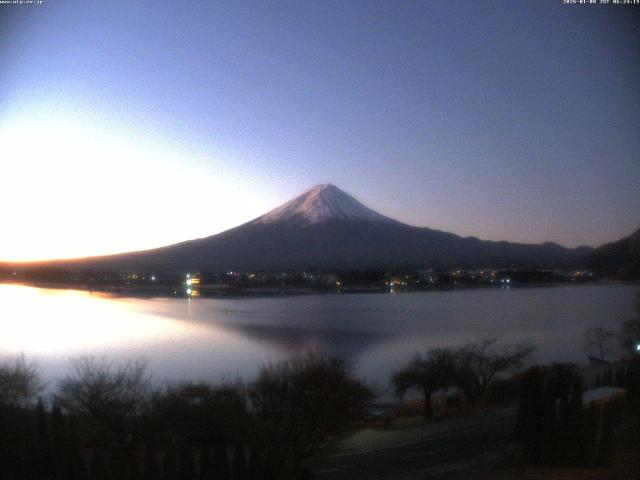 河口湖からの富士山