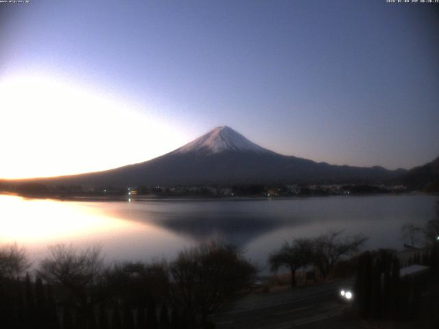河口湖からの富士山