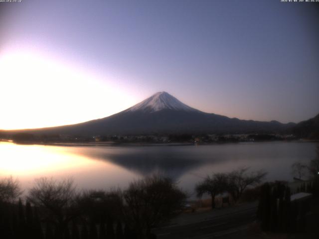 河口湖からの富士山