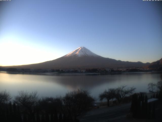 河口湖からの富士山