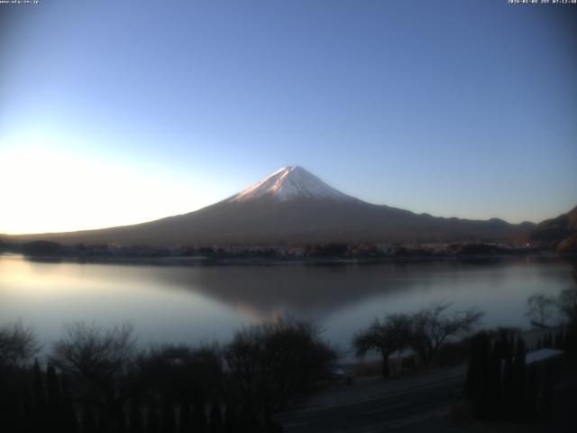 河口湖からの富士山