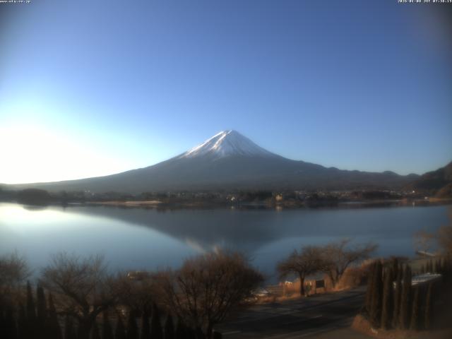 河口湖からの富士山