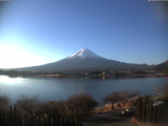 河口湖からの富士山