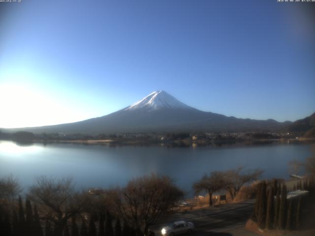 河口湖からの富士山