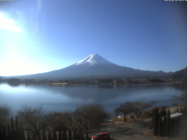 河口湖からの富士山