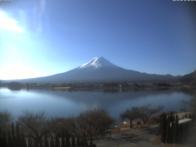 河口湖からの富士山