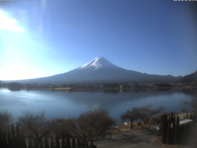 河口湖からの富士山