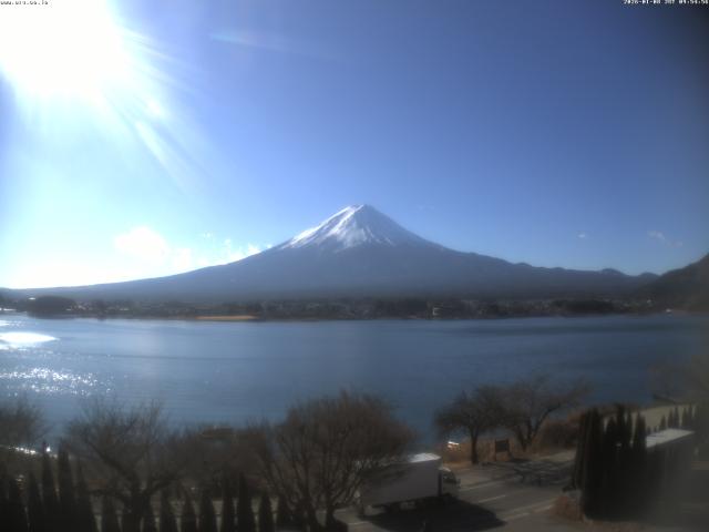 河口湖からの富士山
