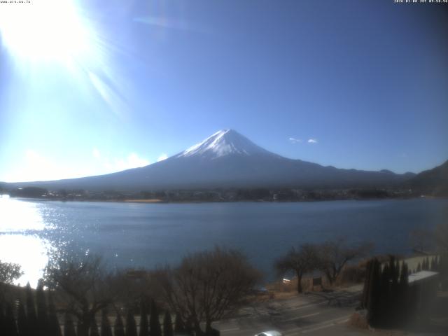 河口湖からの富士山