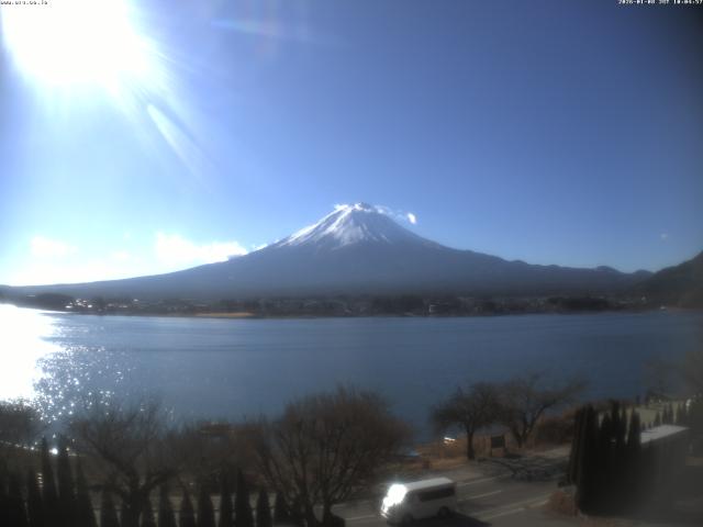 河口湖からの富士山