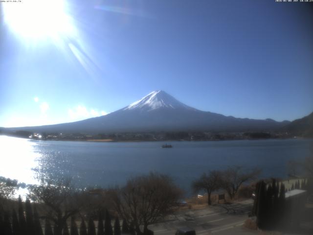 河口湖からの富士山