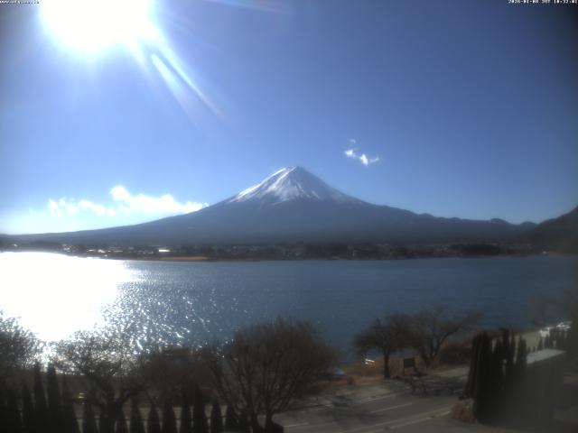 河口湖からの富士山