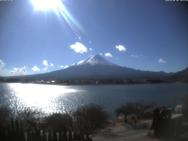 河口湖からの富士山