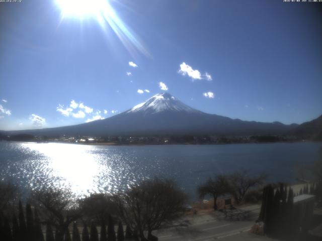 河口湖からの富士山