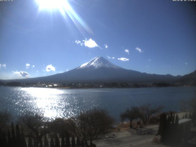 河口湖からの富士山