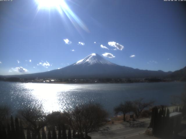 河口湖からの富士山