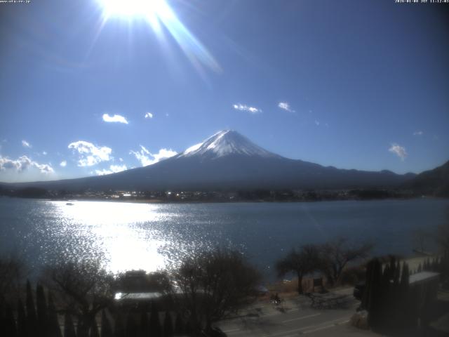 河口湖からの富士山