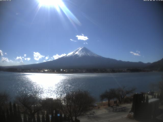 河口湖からの富士山