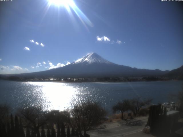 河口湖からの富士山