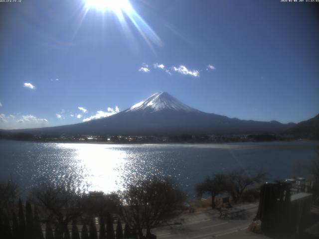 河口湖からの富士山