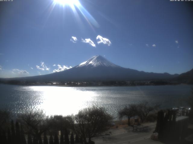 河口湖からの富士山