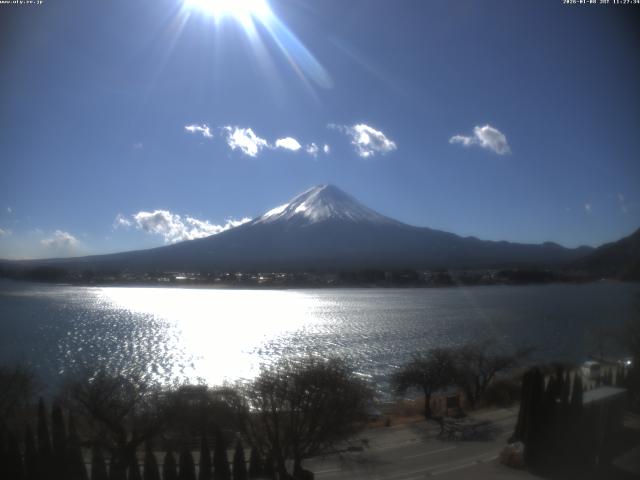 河口湖からの富士山