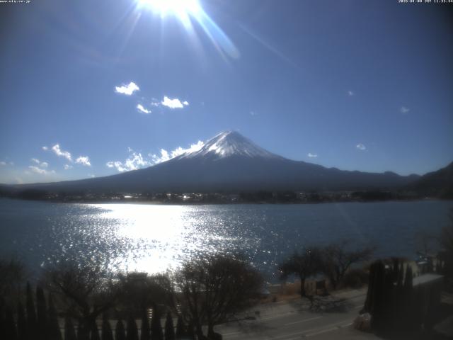 河口湖からの富士山