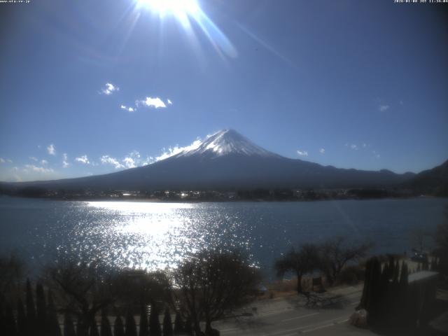 河口湖からの富士山