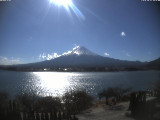 河口湖からの富士山