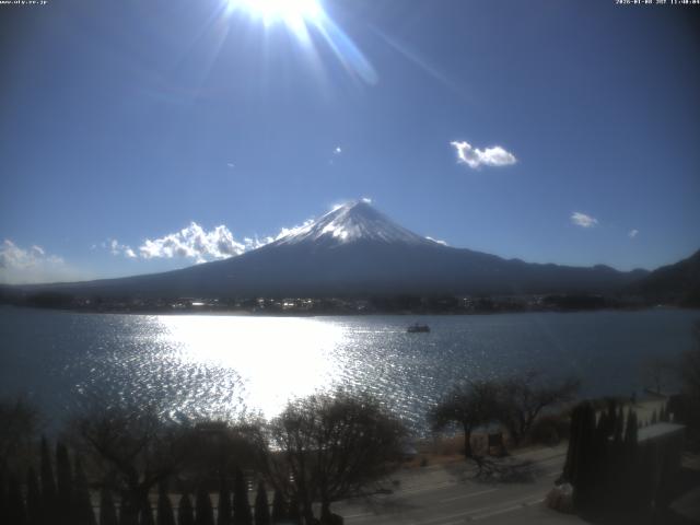 河口湖からの富士山