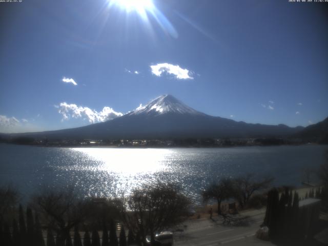 河口湖からの富士山