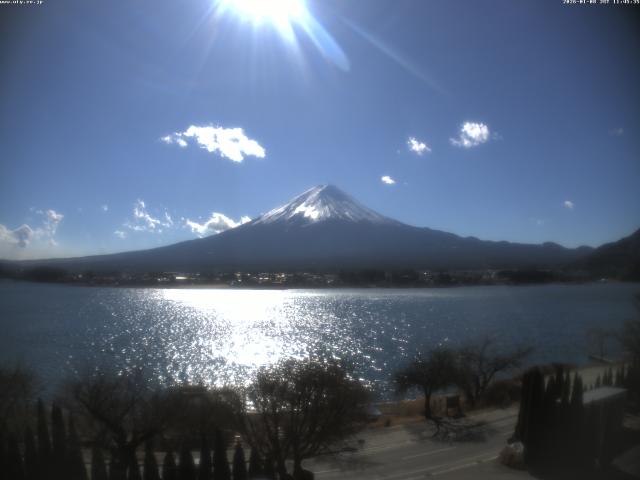 河口湖からの富士山