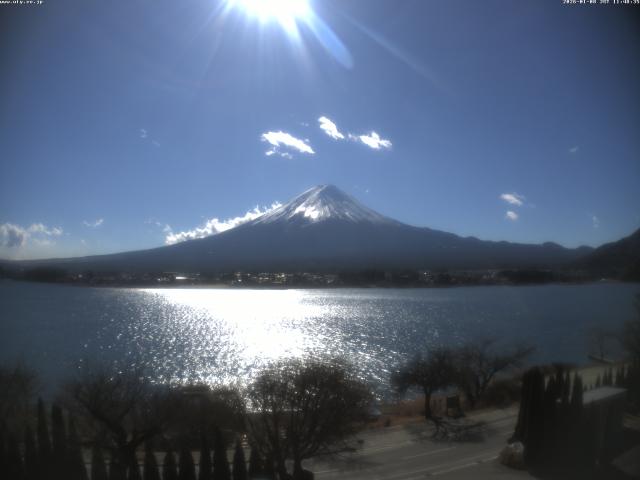 河口湖からの富士山