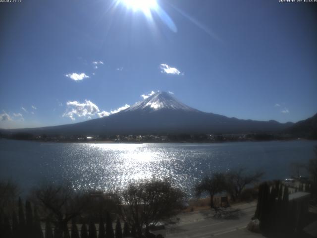 河口湖からの富士山