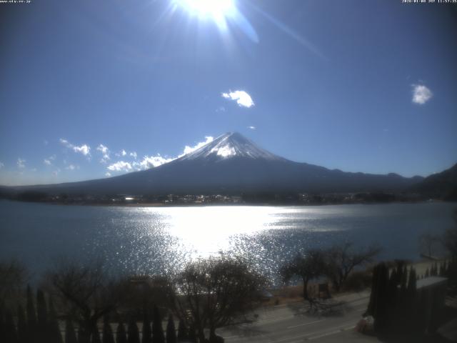 河口湖からの富士山