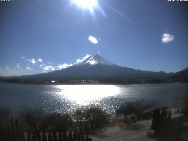 河口湖からの富士山