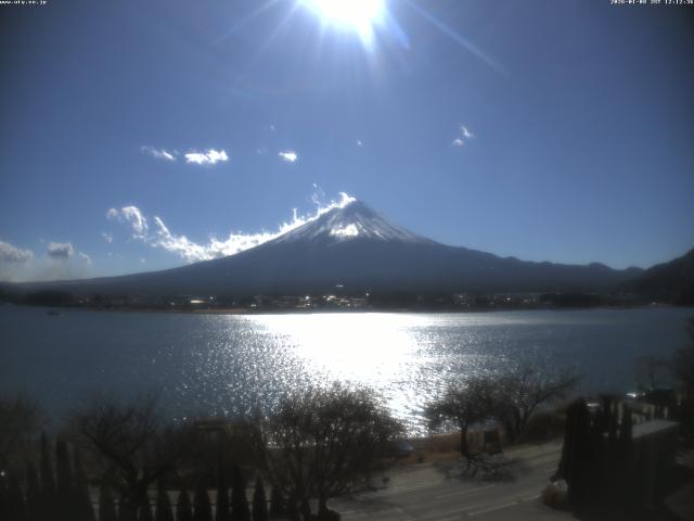 河口湖からの富士山