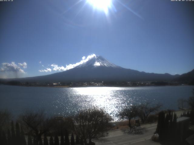 河口湖からの富士山