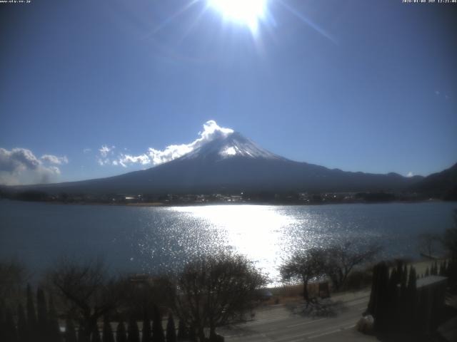 河口湖からの富士山
